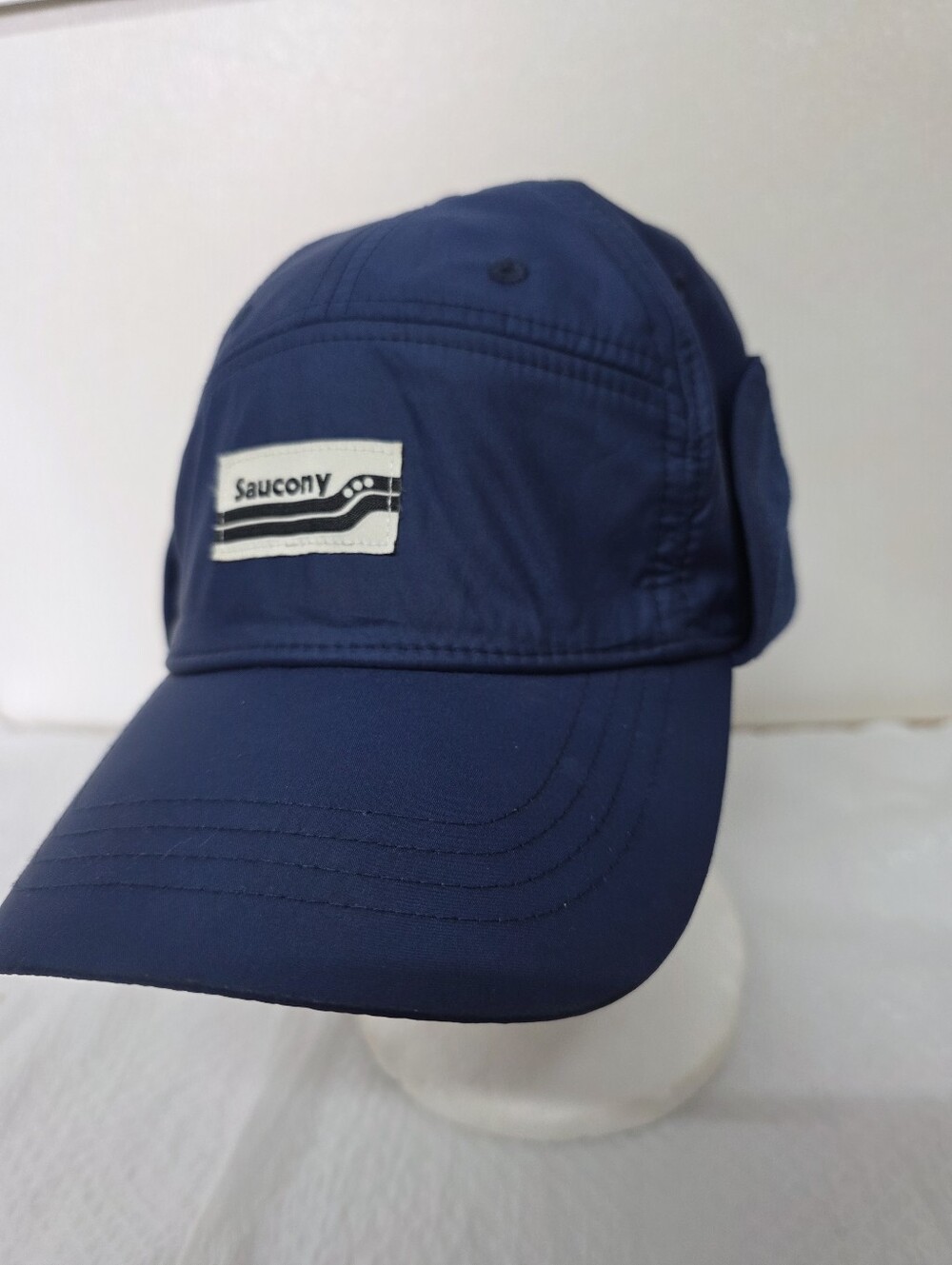 SAUCONY Mens Headwear Tech Ear Flap Hat Blue Size L/XL Outdoor